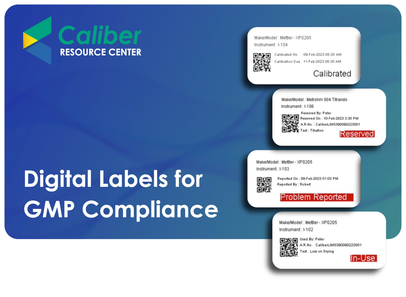 Digital labels for pharma manufacturing
